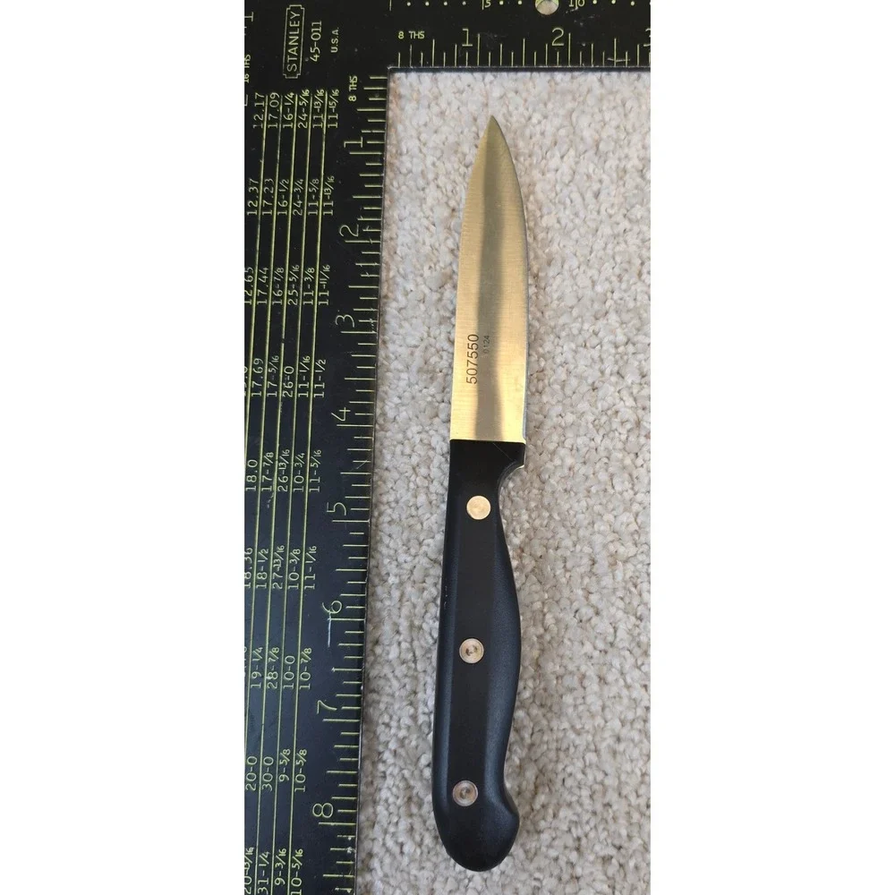 Cuisinart Paring Knife Black 3.5 Inch Triple Rivet C77TRN3P-3PR